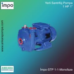 İmpo STP 1-1 Yerli Santrifüj Pompa 1 HP 1'' Monofaze
