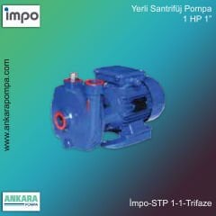 İmpo STP 1-1 Yerli Santrifüj Pompa 1 HP 1 '' Trifaze