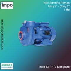 İmpo STP 1-2 Yerli Santrifüj Pompa 1 HP 2'' Monofaze
