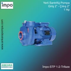 İmpo STP 1-2 Yerli Santrifüj Pompa 1 HP 2'' Trifaze