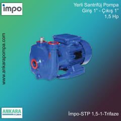 İmpo STP 1,5-1 Yerli Santrifüj Pompa 1,5 HP 1'' Trifaze