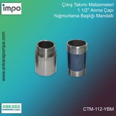 Çıkış Takımı Malzemeleri, 1 1/2'' Anma Çapı, Yağmurlama Başlığı Mandallı