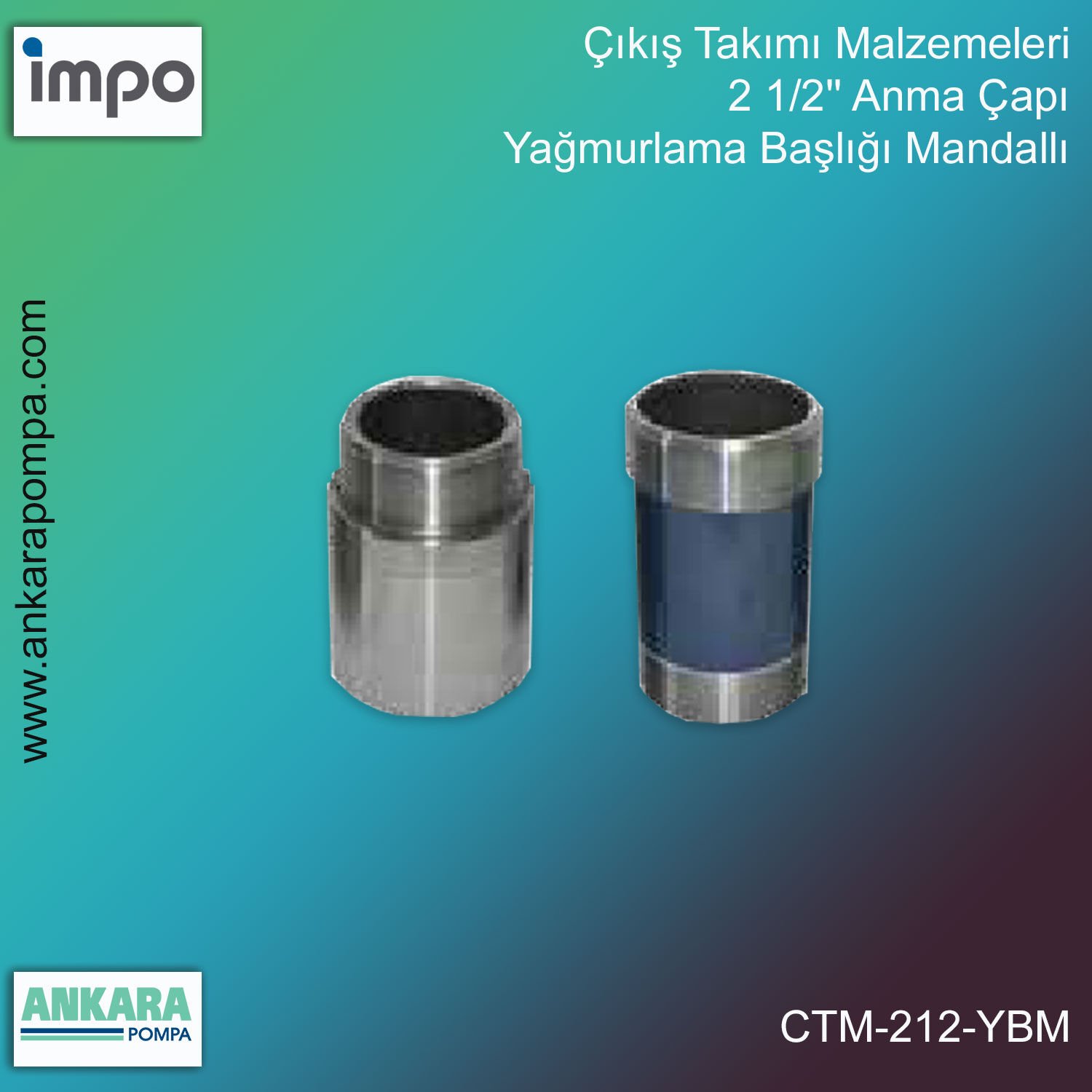 Çıkış Takımı Malzemeleri, 2 1/2'' Anma Çapı, Yağmurlama Başlığı Mandallı