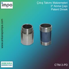 Çıkış Takımı Malzemeleri, 3'' Anma Çapı, Patent Dirsek