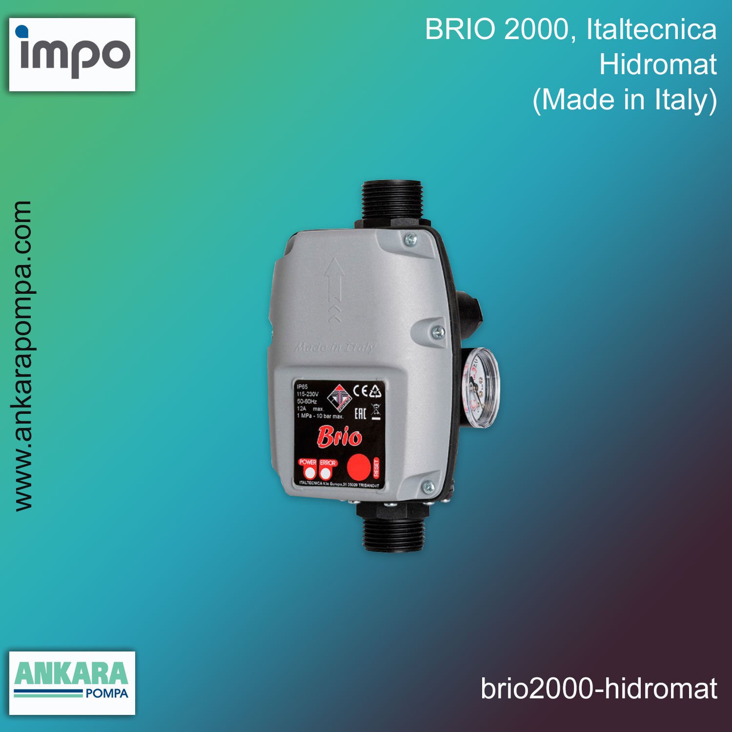 BRIO 2000, Italtecnica Hidromat (Made in Italy)