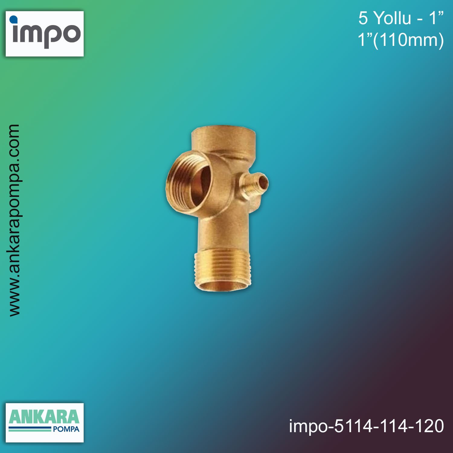 5 Yollu - 1 1/4”, 1 1/4”(120mm)